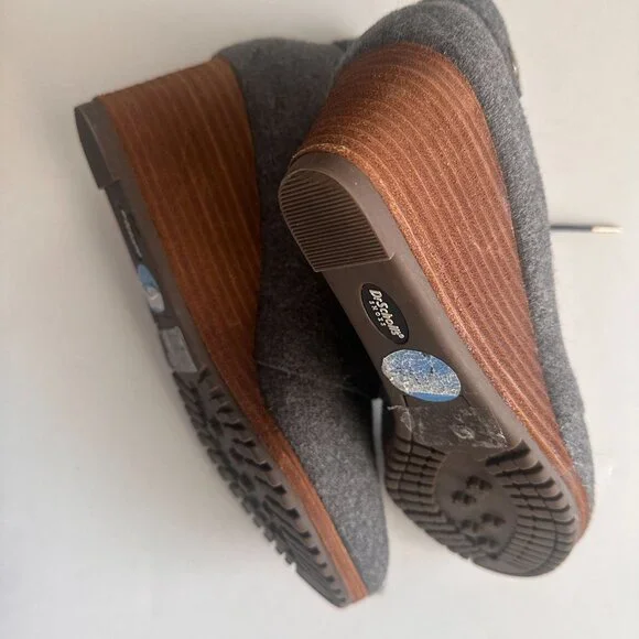 Dr. Scholl's Women's Create Wedge Bootie Shoes Mid Grey Size 7.5 - Picture 7 of 10